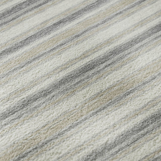 Dalyn Soft Essentials SE2 Silver Machine Washable Area Rug Swatch Image