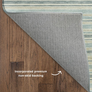 Dalyn Soft Essentials SE2 Sky Machine Washable Area Rug Backing Image