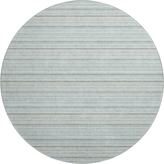 Dalyn Soft Essentials SE2 Sky Machine Washable Area Rug Round Main Image