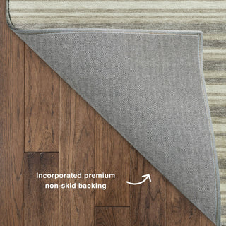 Dalyn Soft Essentials SE2 Taupe Machine Washable Area Rug Backing Image