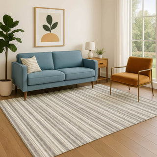 Dalyn Soft Essentials SE2 Taupe Machine Washable Area Rug Lifestyle Image Feature