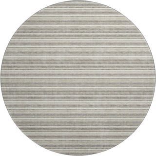 Dalyn Soft Essentials SE2 Taupe Machine Washable Area Rug Round Main Image