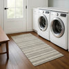 Dalyn Soft Essentials SE2 Taupe Machine Washable Area Rug Runner Lifestyle Image Feature