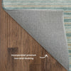 Dalyn Soft Essentials SE2 Teal Machine Washable Area Rug Backing Image