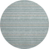 Dalyn Soft Essentials SE2 Teal Machine Washable Area Rug Round Main Image