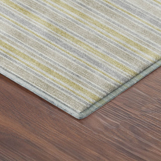 Dalyn Soft Essentials SE2 Wheat Machine Washable Area Rug Corner Image