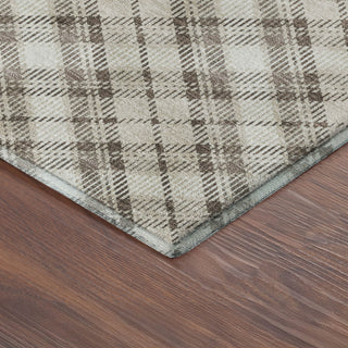 Dalyn Soft Essentials SE3 Beige Machine Washable Area Rug Corner Image