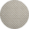 Dalyn Soft Essentials SE3 Beige Machine Washable Area Rug Round Main Image
