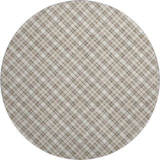 Dalyn Soft Essentials SE3 Beige Machine Washable Area Rug Round Main Image