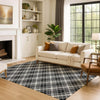Dalyn Soft Essentials SE3 Black Machine Washable Area Rug Lifestyle Image Feature