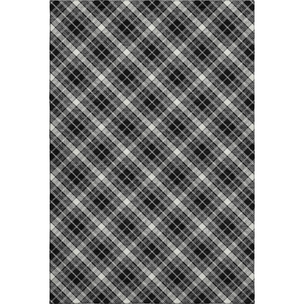 Dalyn Soft Essentials SE3 Black Machine Washable Area Rug main image