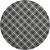 Dalyn Soft Essentials SE3 Black Machine Washable Area Rug Round Main Image