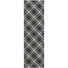 Dalyn Soft Essentials SE3 Black Machine Washable Area Rug Runner Main Image