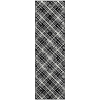 Dalyn Soft Essentials SE3 Black Machine Washable Area Rug Runner Main Image