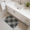 Dalyn Soft Essentials SE3 Black Machine Washable Area Rug Scatter Lifestyle Image Feature