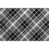 Dalyn Soft Essentials SE3 Black Machine Washable Area Rug Scatter Main Image