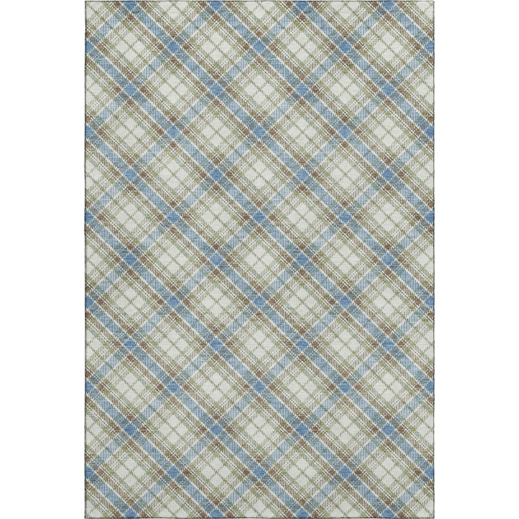 Dalyn Soft Essentials SE3 Blue Machine Washable Area Rug main image