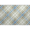 Dalyn Soft Essentials SE3 Blue Machine Washable Area Rug Scatter Main Image