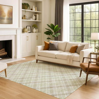 Dalyn Soft Essentials SE3 Celery Machine Washable Area Rug Lifestyle Image Feature