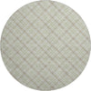 Dalyn Soft Essentials SE3 Celery Machine Washable Area Rug Round Main Image