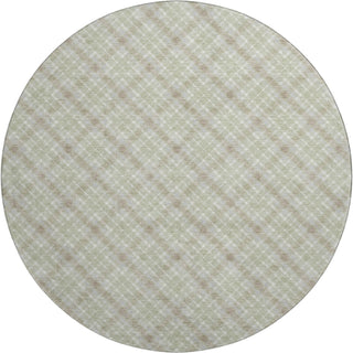Dalyn Soft Essentials SE3 Celery Machine Washable Area Rug Round Main Image