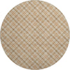 Dalyn Soft Essentials SE3 Copper Machine Washable Area Rug Round Main Image