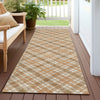 Dalyn Soft Essentials SE3 Copper Machine Washable Area Rug Runner Outdoor Lifestyle Image Feature