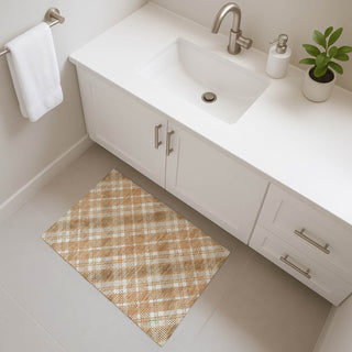 Dalyn Soft Essentials SE3 Copper Machine Washable Area Rug Scatter Lifestyle Image Feature