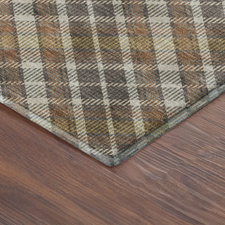 Dalyn Soft Essentials SE3 Earth Machine Washable Area Rug Corner Image
