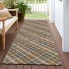 Dalyn Soft Essentials SE3 Earth Machine Washable Area Rug Runner Outdoor Lifestyle Image Feature