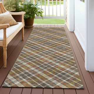 Dalyn Soft Essentials SE3 Earth Machine Washable Area Rug Runner Outdoor Lifestyle Image Feature