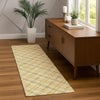 Dalyn Soft Essentials SE3 Gold Machine Washable Area Rug Runner Lifestyle Image Feature