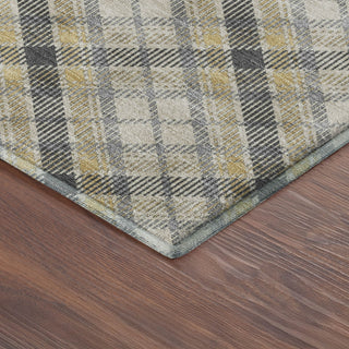 Dalyn Soft Essentials SE3 Granite Machine Washable Area Rug Corner Image