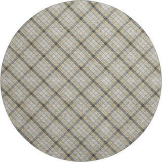 Dalyn Soft Essentials SE3 Granite Machine Washable Area Rug Round Main Image