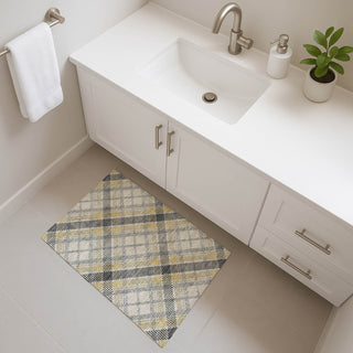Dalyn Soft Essentials SE3 Granite Machine Washable Area Rug Scatter Lifestyle Image Feature