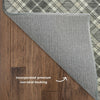 Dalyn Soft Essentials SE3 Gray Machine Washable Area Rug Backing Image