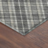 Dalyn Soft Essentials SE3 Gray Machine Washable Area Rug Corner Image