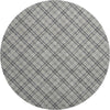 Dalyn Soft Essentials SE3 Gray Machine Washable Area Rug Round Main Image