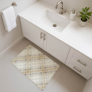 Dalyn Soft Essentials SE3 Ivory Machine Washable Area Rug Scatter Lifestyle Image Feature