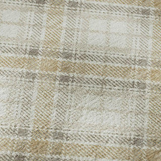 Dalyn Soft Essentials SE3 Ivory Machine Washable Area Rug Swatch Image