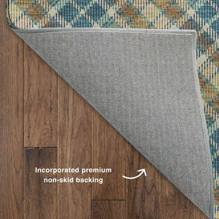 Dalyn Soft Essentials SE3 Jewel Machine Washable Area Rug Backing Image