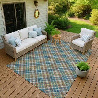 Dalyn Soft Essentials SE3 Jewel Machine Washable Area Rug Outdoor Lifestyle Image Feature