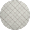 Dalyn Soft Essentials SE3 Linen Machine Washable Area Rug Round Main Image