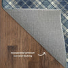 Dalyn Soft Essentials SE3 Navy Machine Washable Area Rug Backing Image