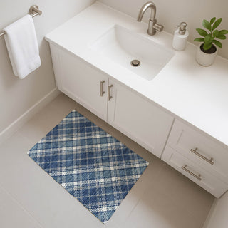 Dalyn Soft Essentials SE3 Navy Machine Washable Area Rug Scatter Lifestyle Image Feature
