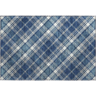 Dalyn Soft Essentials SE3 Navy Machine Washable Area Rug Scatter Main Image