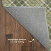 Dalyn Soft Essentials SE3 Olive Machine Washable Area Rug Backing Image
