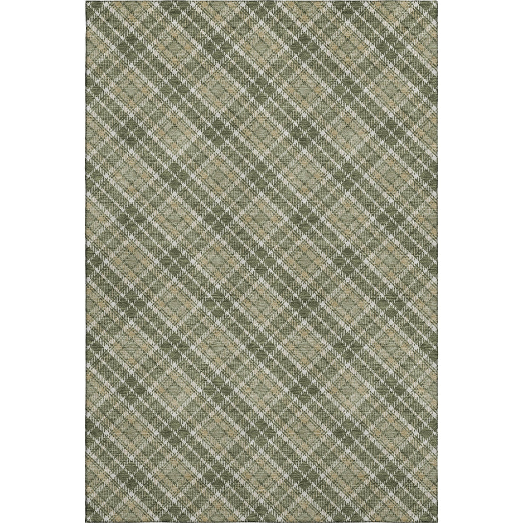Dalyn Soft Essentials SE3 Olive Machine Washable Area Rug main image