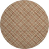 Dalyn Soft Essentials SE3 Paprika Machine Washable Area Rug Round Main Image