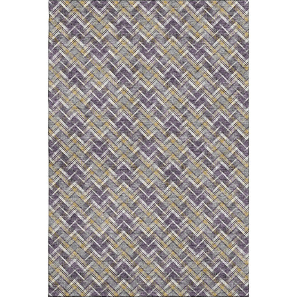 Dalyn Soft Essentials SE3 Plum Machine Washable Area Rug main image